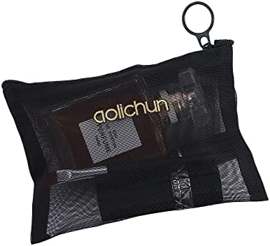 Црна Решетка Козметичка Кеса Со Патент, Пренослива Тоалетна Торба За Чување Шминка Торба За Миење Организатор Случај