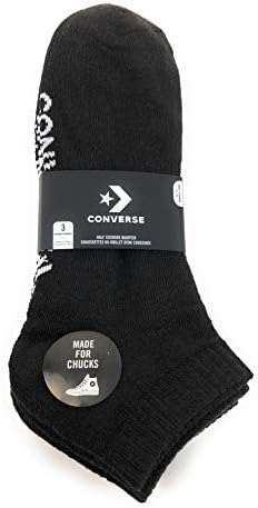 Converse Converse Menive Half Pembion Cerward Cops 3-пакет направени за Chucks Shoe Size 6-12