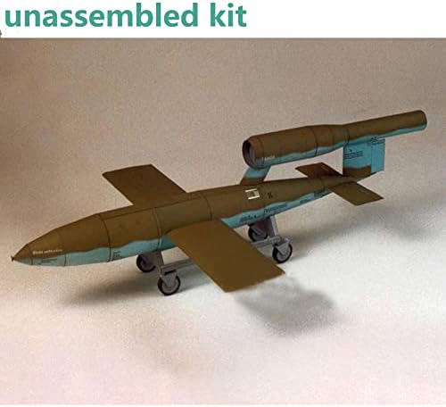 Csyanxing 1/24 скала германски V1 и V2 ракети модели ракети рачно изработени модели на хартија за хартија