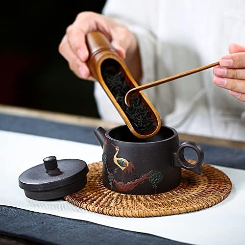 Wionc црн златен песок Сонге Јанијан чајник Зиша чајник Рачно изработен тенџере кунг-фу-чај со пурпурна глинеста софтвер