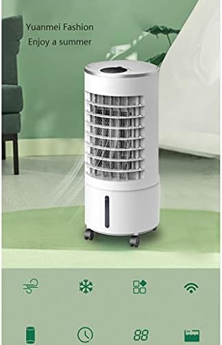 Zzxuan Tower Fan Oscillating Fan Tower со далечински, тивок брз моќен вентилатор за ладење, LED дисплеј со контрола на допир,