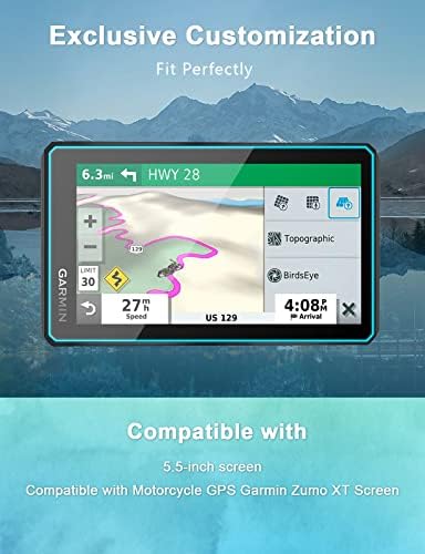 BIXUAN Zauts Mo XT Zumo XT Екран Заштитник Foils Дизајн за Garmin Zumo XT Zauts Mo XT Мотоцикл Рачни GPS 5.5-инчен Навигација со Екран