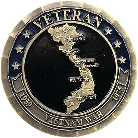 Виетнамската Војна Ветеран Предизвик Монета И Мојата Заклетва Нема Истекот Ветеран Капа Пакет