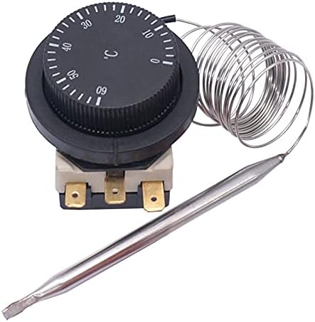 ZLAST 1NC 1NO 250V/380V 16A 0-60 ℃ Контрола на температурата прекинувач на температурата Капиларен термостат контролиран контролен сензор за
