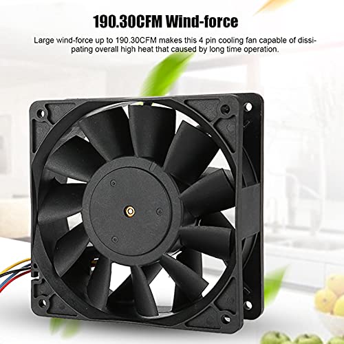 Вентилатор за ладење за рударство, 190.30cfm Windforce Windforce Winerfork Fan Mining Mining 4000rpm Брза дисипација на топлина тивка