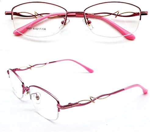 Хорв Прогресивни Очила За Читање Со Повеќе Фокуси, Жени Далеку И Близу Очила со Двојна употреба, Виолетова/Црна/Црвена/Розова