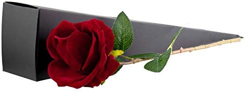 Благородна Роза Прстен Кутија Со Светлина ЦВЕТ ПРЕДВОДЕНА Ангажман Прстен Кутија За Предлог Прстен или Специјални Прилики