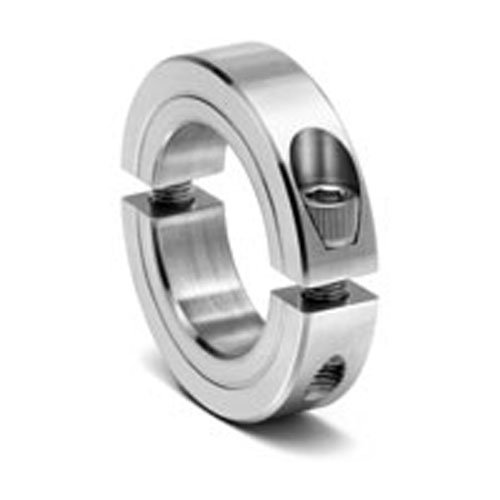 Claxe Metal 2C-100-Z јака за прицврстување со две парчиња, челик, 1 Bore, 1-3/4 OD, 1/2 ширина