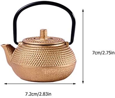 Домаќин за подароци чајник, декоративен мал чај котел леано железо чајник таблета украс за украсување чај сад