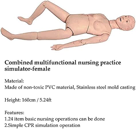 Демонстрација на Фокар Демонстрација за грижа за пациенти Маникин Едукација Модел на настава Човечки симулатор за медицинска обука за медицинска сестра
