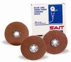 Обединети абразиви-SAIT 50015 2A 4-1/2-инчен X 7/8-инчен 100 ренчиња со алуминиумски оксидни влакна за пескарење, 25-пакет