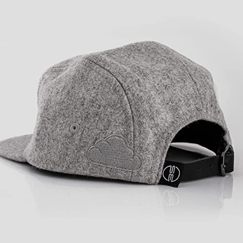 Clackskies Oasis 5-панел капа | Visor Unisex Premium Baseball Cap Hat Snapback Trucker прилагодлива една големина