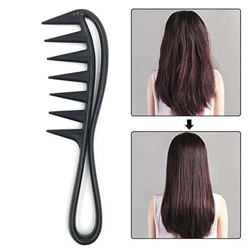 Leke Bide Class Bige Comb Fork Fork Fork, алатка за стилизирање на фризура за кадрава коса за мажи жени пластика
