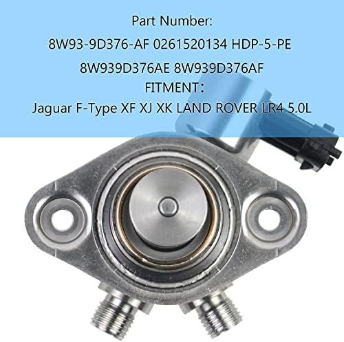 Pump на гориво со висок притисок Navoroge 8W93-9D376-AF 0261520134 HDP-5-PE 8W939D376AE 8W939D376AF се вклопува за JA-GU-AR F-TYPE XF XJ XK XK LAN-D RO-VE-RAR4 5.0L