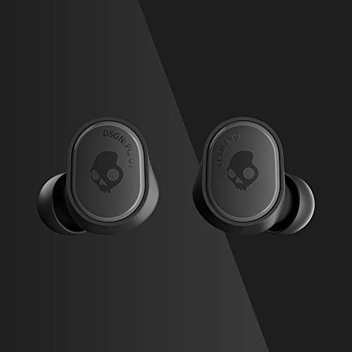 SkullCandy Sesh Evo True Wireless Bluetooth Bluetooth Earbuds - Black & Stash Mini 5000 mAh Брза банка за напојување за брзо полнење/мал и лесен преносен полнач за лесни патувања за iPhone - Црна