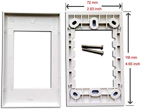LC wallидна плоча со влакна со 3 LC дуплексни порта Бели плочки за плочки за плочки за оптички влакна Кабел за клучници за кабел за каблирање Дуплекс