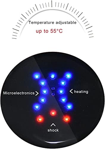 Електрична маса за масажа на Гуа Ша, електронска алатка за лице Гуа Ша, микроелектрично греење Електронска меридијанска четка, ексфолирачки