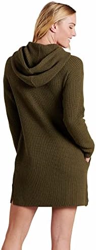 Фустан од џемпер со женски точки и ко.