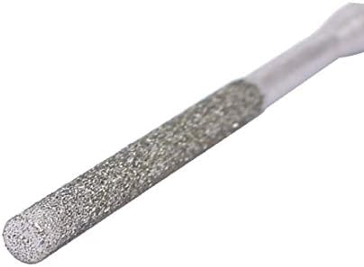 X-gree 3mmx2.5mmx70mm дијамантски обложен цилиндричен цилиндер монтиран момент за мелење (3MMX2.5mmx70m cilindro recubierto con diamante punta punta punta de molienda