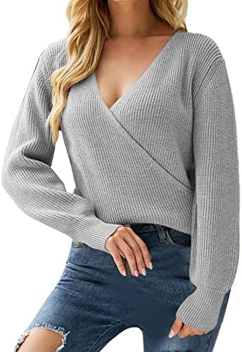 Brkewi завиткани џемпери за вратот за жени 2022 зимски топол кабел плетејќи влечење цврсти обични фустани џемпери кошули џемпери џемпери