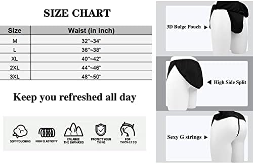 Зонбаилон Машки Секси Шорцеви Вградена Торбичка Танга Г-Стринг Сплит Страна Боксер Долна Облека Трчање