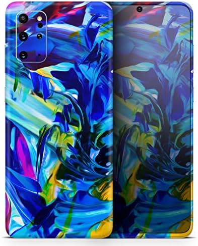 Дизајн Скинц Заматен Апстрактен Проток V53 Заштитен Винил Налепница Обвивка На Кожата Компатибилен Со Samsung Galaxy S20