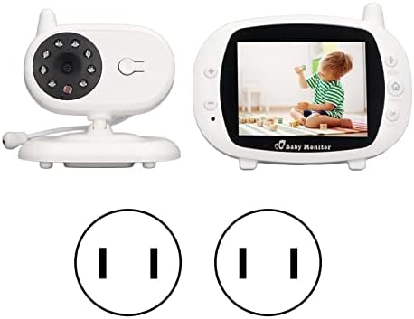 QSTNXB 3.5 Во Видео Бебе Монитор, Следење На Температурата Бебе Камера, 2 Начин Домофон Инфрацрвена Ноќ Визија Бебе Камера Монитор