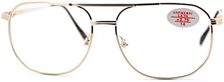 Чисти очила за леќи со бифокално леќи за читање гроздобер плоштад пролетна шарка