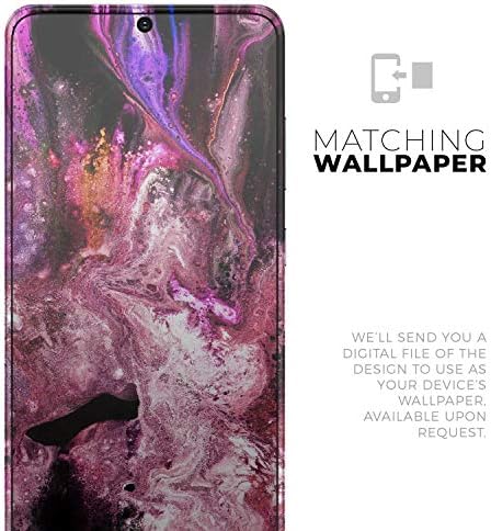 Дизајн Скинц Течна Апстрактна Боја V70 Заштитна Винил Налепница Обвивка На Кожата Компатибилна Со Samsung Galaxy S20