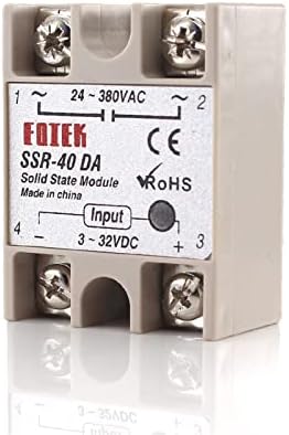 Hifasi 1PCS SSR-10DA SSR-25DA SSR-40DA 10A 25A 40A модул за реле со цврста состојба 3-32V влез DC 24-380V AC излез