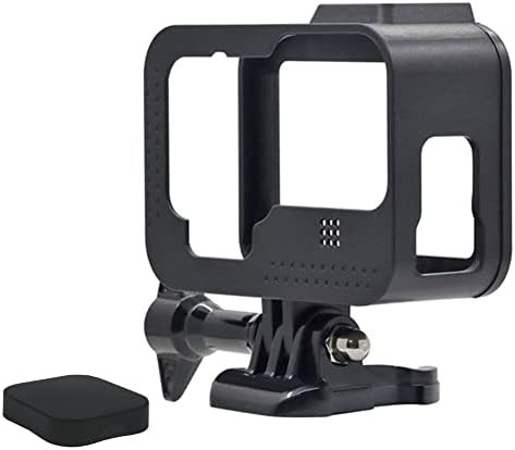 Alsukeay Frame Mount Housing Case со силиконски леќи за покривање на GoPro Hero 9 Hero 10 Black Action Camera