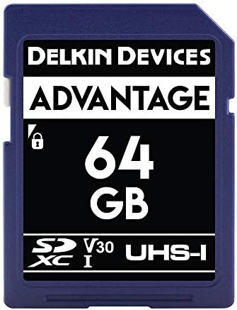 Delkin Уреди 64gb Предност SDXC Uhs-Јас Мемориска Картичка