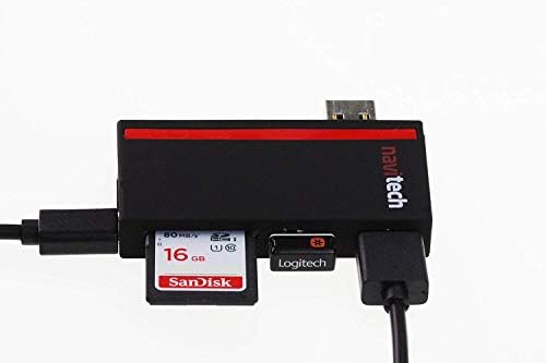 Навитех 2 во 1 ЛАПТОП/Таблет USB 3.0/2.0 Hub Адаптер/Микро USB Влез со Читач НА Sd/Micro SD Картички Компатибилен Со HP ZBook 15v 15.6