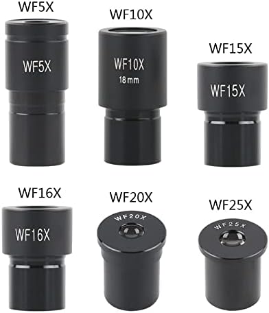 Додатоци за лабораториски Микроскоп 2 парчиња/Поставете Биолошки Микроскоп WF5X WF10X WF16X WF20X WF25X WF30X Додаток, 23,2 mm Дијаметар