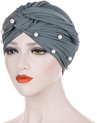 Глава за завиткување на главата за карцином, капа на черепот на турбан алопеција опаѓање на косата хиџаб капаче Хемо капа, женски истегнат бена