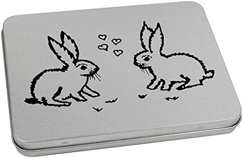 Азееда 170мм Зајачиња Во Љубов Метална Шарки Калај / Кутија За Складирање