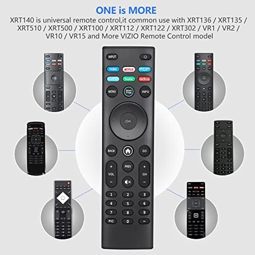 За Vizio-Smart-TV-Remote, XRT140 за Vizio All LED LCD HD 4K UHD HDR паметни телевизори