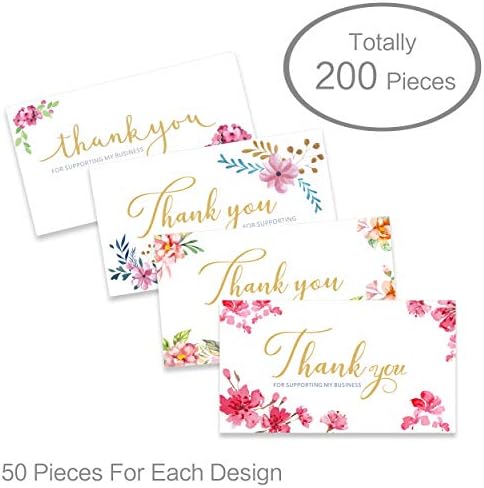 200 компјутери Ви благодариме што ги поддржувавте моите деловни картички во 4 дизајни на флора за бизнис