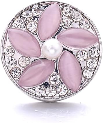 H & py 10pcs/лот мешани копчиња за накит со миризба за заменливо за заменливи 18/20мм, предвремено копче за накит, правејќи жени