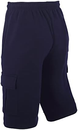 Машка машка панталони со лесни лесни опуштени еластични привлечни атлетски теретани за вежбање со пот, шорцеви со товарни џебови