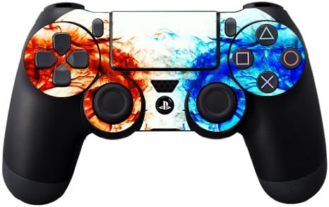 Заштитна Винил Кожа Налепница Кожа Компатибилна Со Sony Playstation DualShock 4 Контролер Завиткајте Налепница Кожи Топло И Ладно