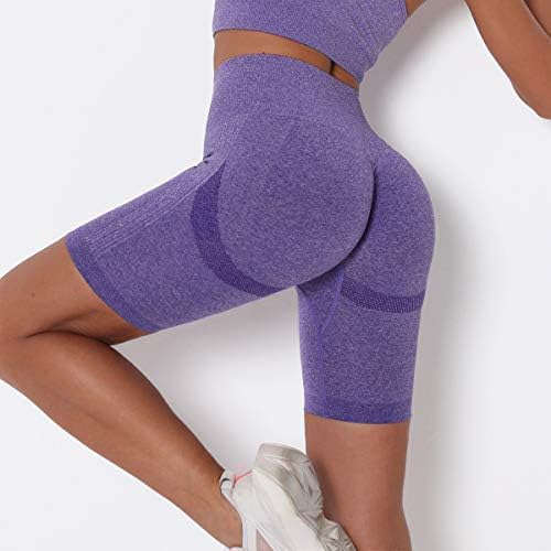 Илугу јога шорцеви за жени спортски хип-кревање високи половини кои трчаат по јога женски фитнес јога кратки панталони
