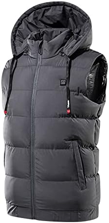 Загреани јакни за мажи USB полнење загревање на топлина загревање Паметно елек рамото палто топли горните јакни