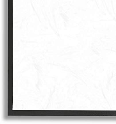 Ступел Индустрии Мир На Земјата Фраза Зимски Птици Снежно Дрво, Дизајнирано Од Сали Сватланд Црна Врамена Ѕидна Уметност, 13 х 30,