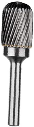 X-Ree 5/8 Глава 6мм дупчење дупка за дупчење на карбид цилиндер Ротари датотека мелење бит алатка (5/8 '' Cabeza de 6 mm Vástago Cilindro