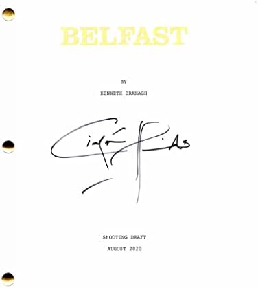 Циаран Хиндс потпишал Аутограм Белфаст со целосен филмски скрипта - Спин за војник на Тинкер Тејлор, Минхен, во Бриж, пат до загинување,