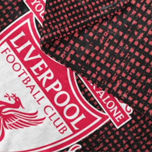 Ливерпул Фудбал Сртот Руно Ќебе Фрли Мека LFC Топла Троседот Патување Ќебе Мрежа Ливерпул Подарок За Мажи Деца Тинејџерски 100x 150