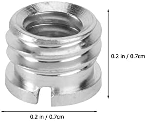 Solustre Camera Tripod Stand Microphone Adapter Camera Camera Tripods 10 парчиња Трипод завртка, завртка за монтирање на фотоапаратот, 3/8 адаптер за статив за завртка за резервна копија, адаптер за