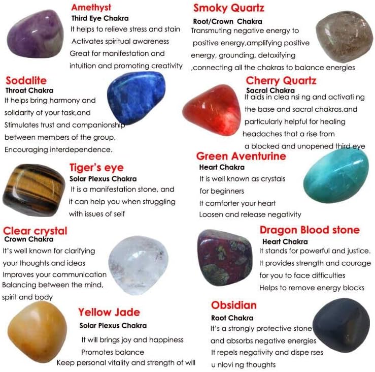 Rocktone 10 природни скапоцени камења кристали за почетници големи падливи камења полирани енергетски кристали карпи и минерални