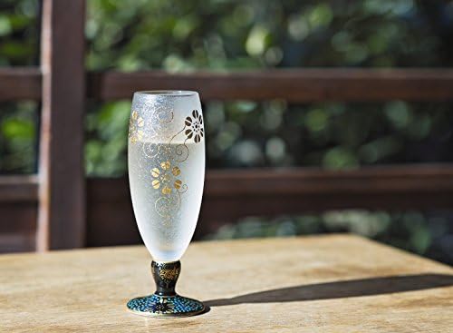 Aderia 9416 Sake Glass 4,2fl Oz Mizore Kutani направен во Јапонија